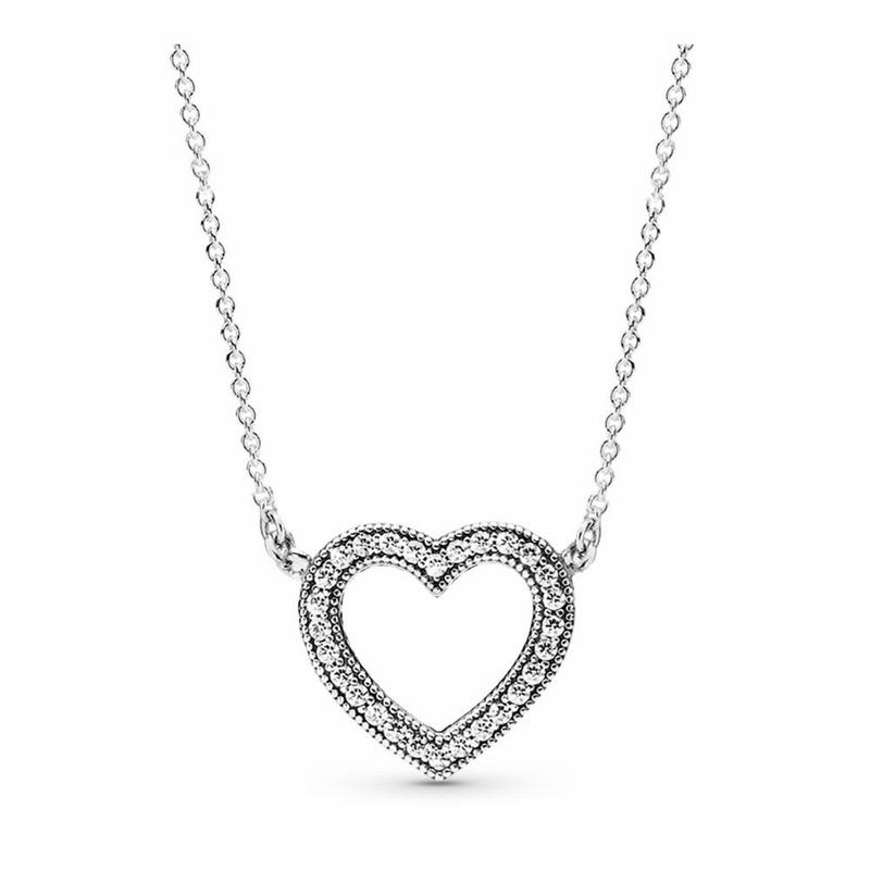 Pandora Loving Hearts Necklace Silver Egypt LC6148395
